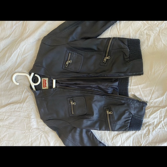 Levi’s bomber Leather Jacket - Size XS - Picture 1 of 4